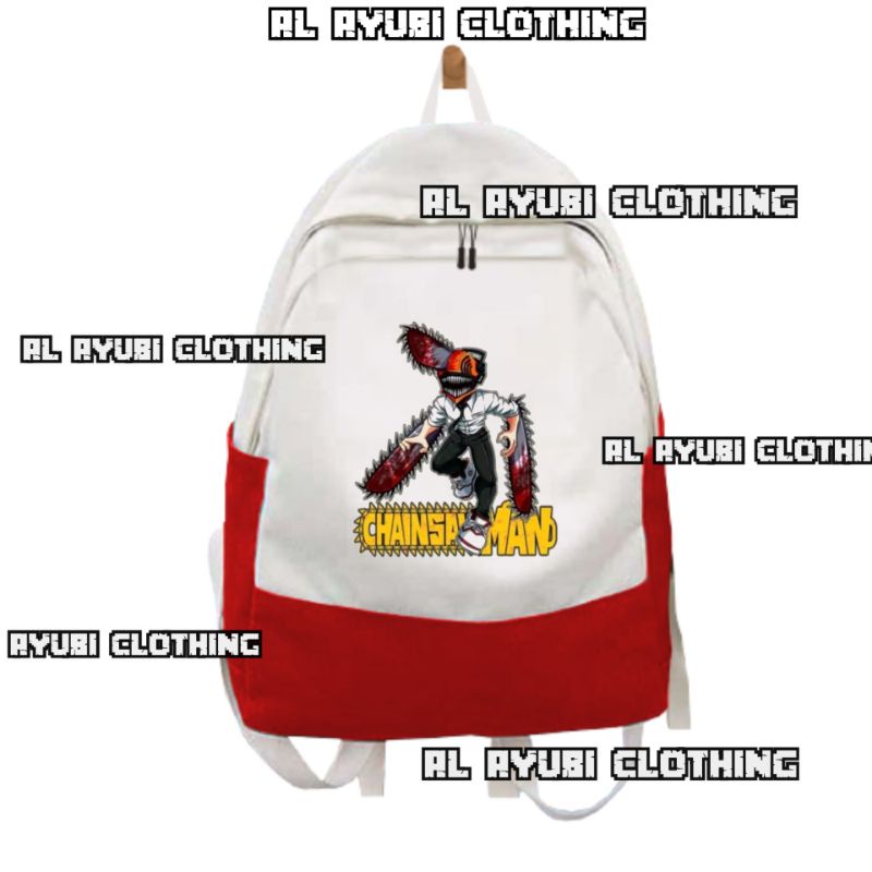 Tas anak Chainsaw man / tas sekolah anak / free name