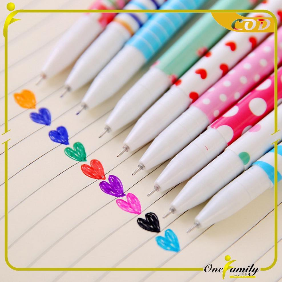 

ONE-A54 Pulpen Gel Set Warna Warni 10IN1 Pena Cair Motif Karakter / Pena Korea Color Pen Souvenir Set Alat Tulis Sekolah dan Kantor Import