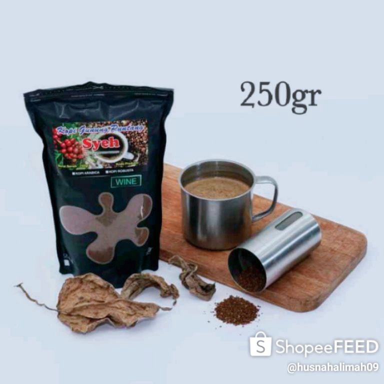 

Produk KOPI ARABIKA WINE 250gr KOPI GUNUNG PUNTANG merk SYEH 9YZ