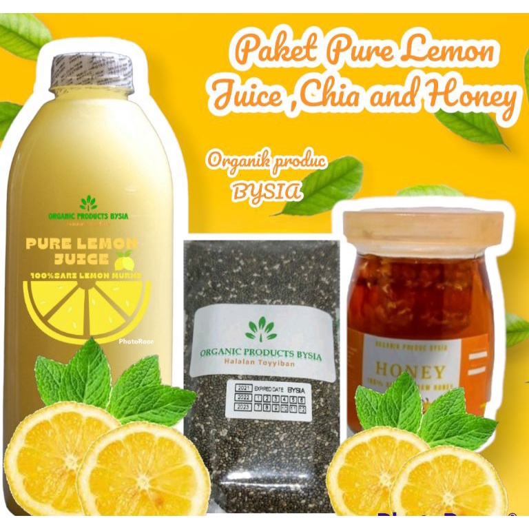

CUCI GUDANG F96 Paket Sari Lemon , Organic Black Chia, Madu ウ