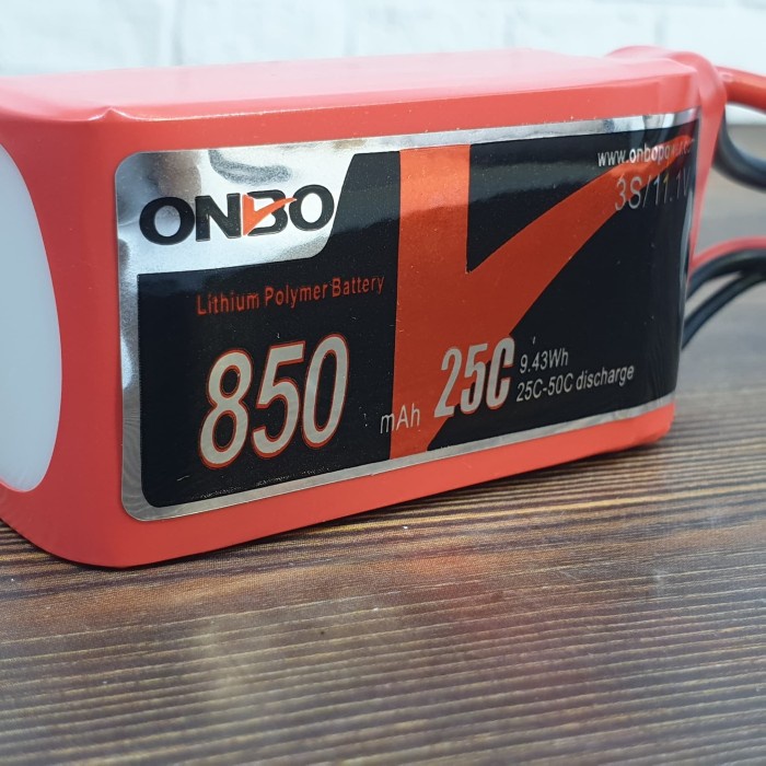 Lipo Battery 3s 11.1v 850mah 25-50c Onbo Power