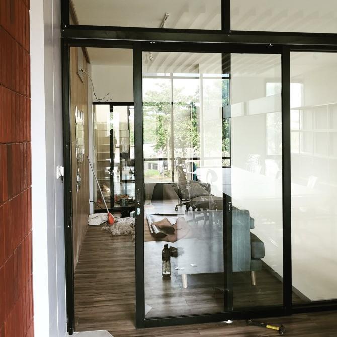 Pintu Kaca Alumunium Sliding