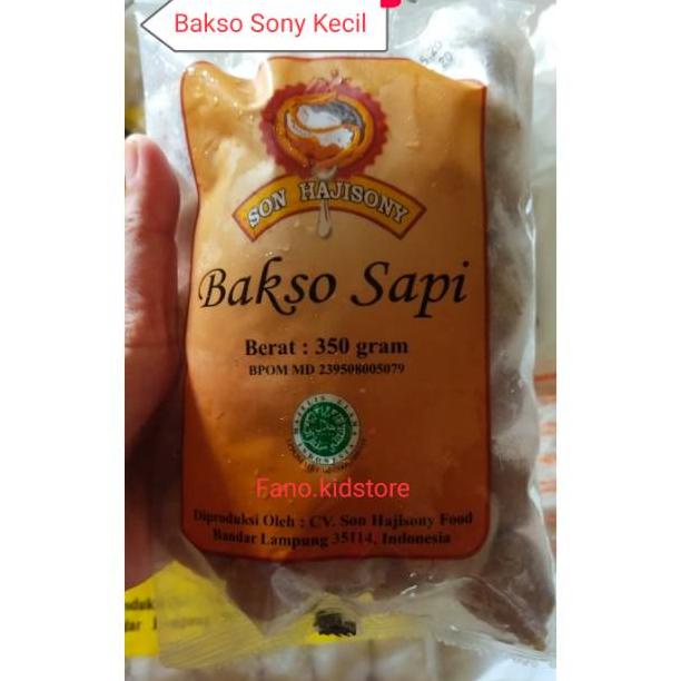 

Bakso Sony Kecil Son Hajisony Asli Bandar Lampung Best Seller