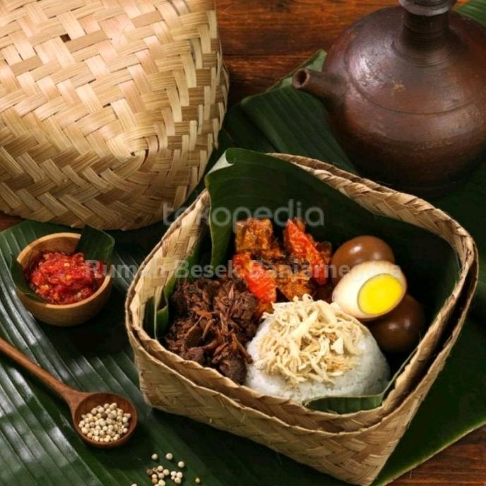 Besek Bambu Nasi Catering Tasyakuran Kenduri 14x14