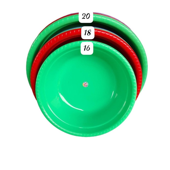 Baskom Plastik Serbaguna DX 1 KMT Komet Star - 10, 12, 14, 16, 18, 20 Ukir