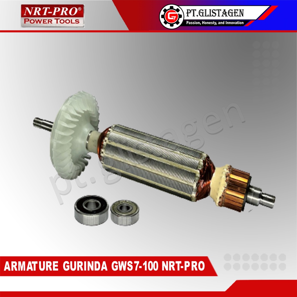 NRT-PRO GWS 7-100 Armature Angker Mesin Disc Gerinda 4&quot; ORIGINAL