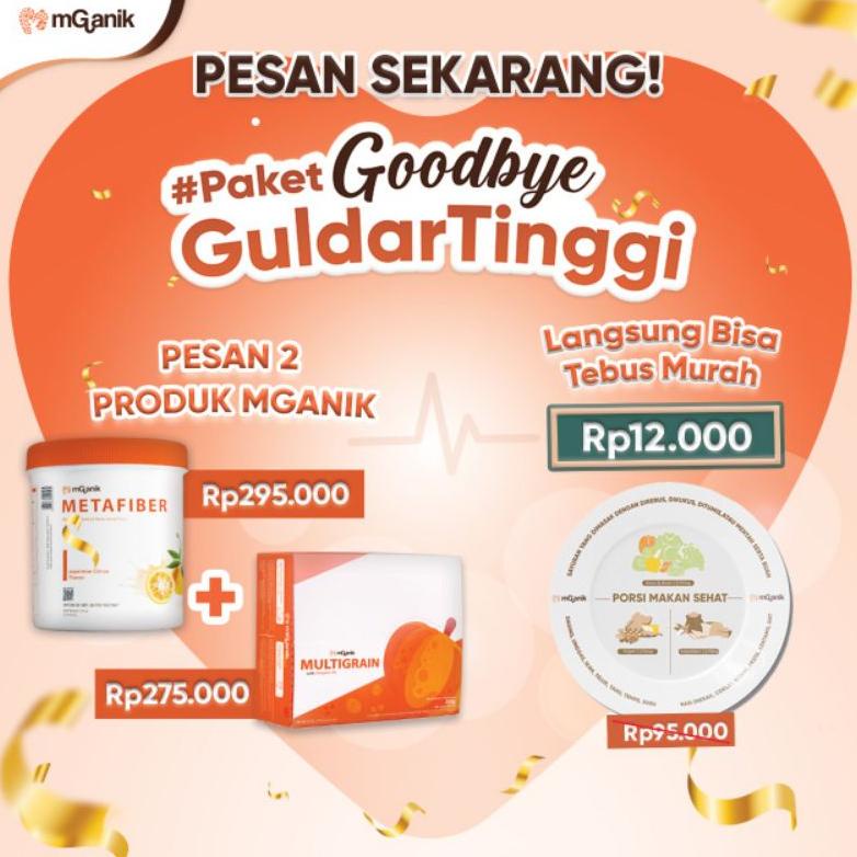 

MGANIK MULTIGRAIN 500G + MGANIK METAFIBER 252G - 100% ORIGINAL - SUPERFOOD UNTUK CEGAH GULA DARAH DAN KOLESTEROL Best Seller