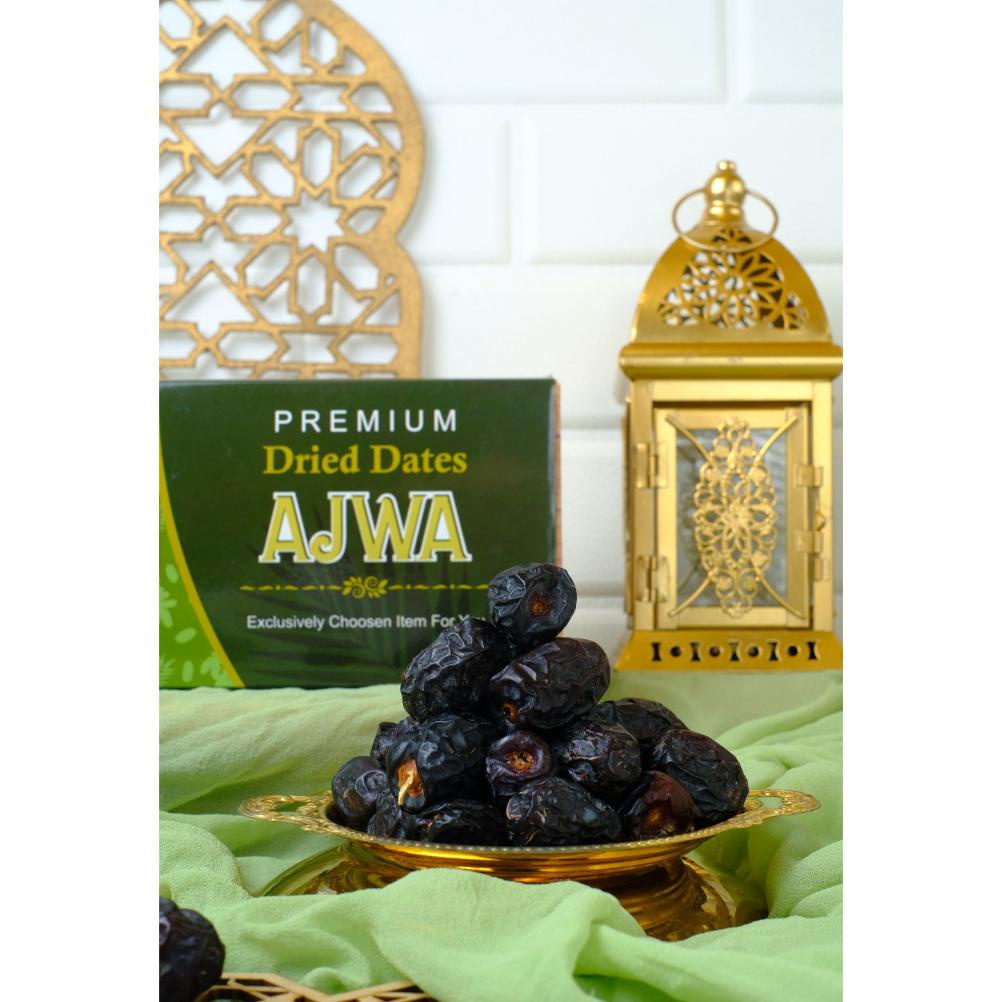 

Kurma Ajwa Premium Ukuran 1Kg Ruthob Rayan Best Seller