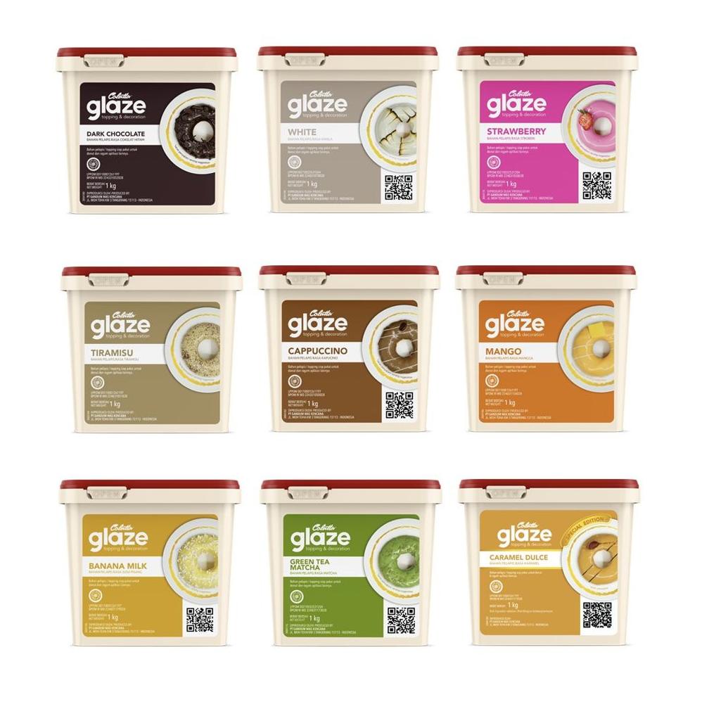 

Glaze Colatta 1 KG STORAGE / Selai Cair / Topping Donat / Glaze Donat Best Seller