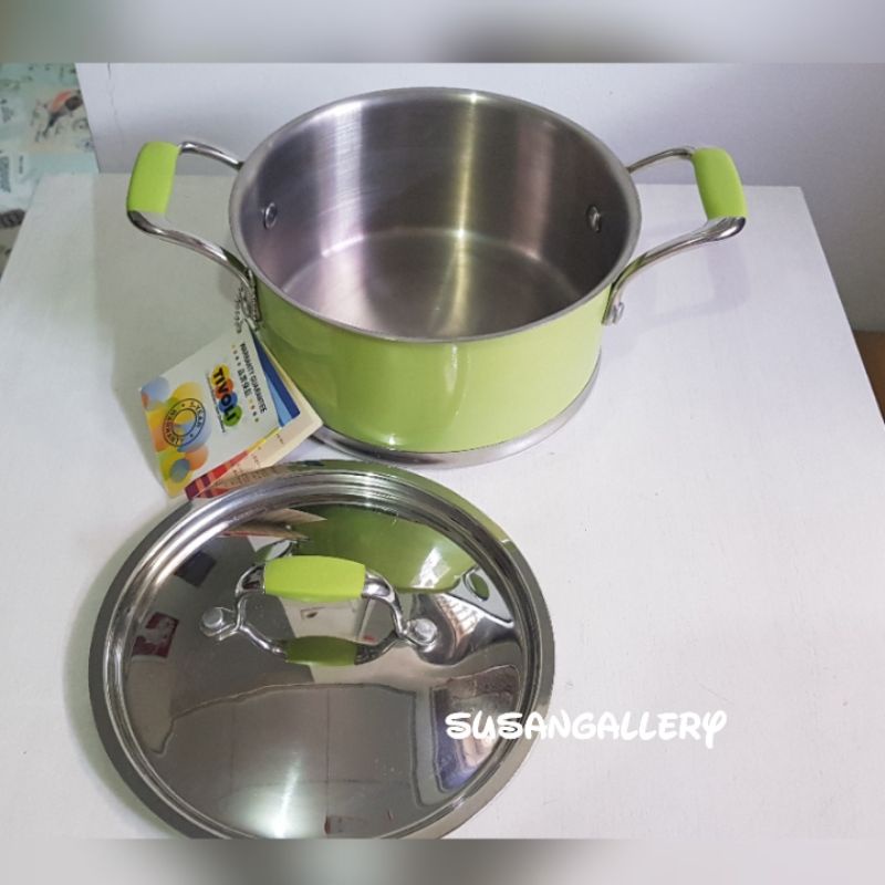 Sale Maxim Tivoli Colours Panci Stainless Steel Premium 20 cm Double Bottom