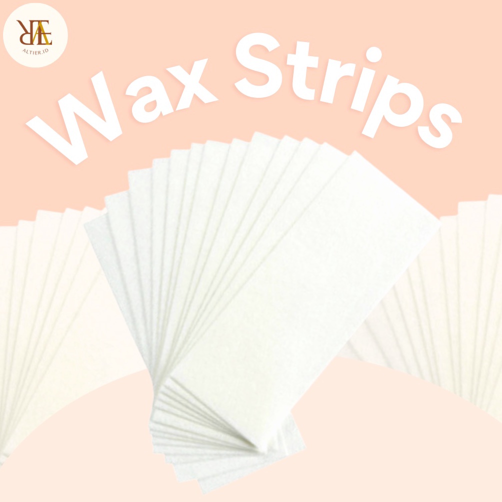 [PRODUK BHCZ987] Strip wax Altier (10 pcs) | Waxing Strip | Kertas Wax | Kain Wax | Wax strip gj79c