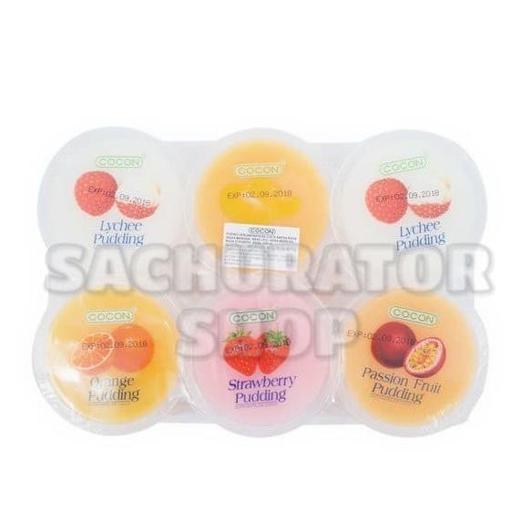

Agar agar Jeli Puding Kokon Cocon Pudding Aneka Rasa Buah Nata De Coco
