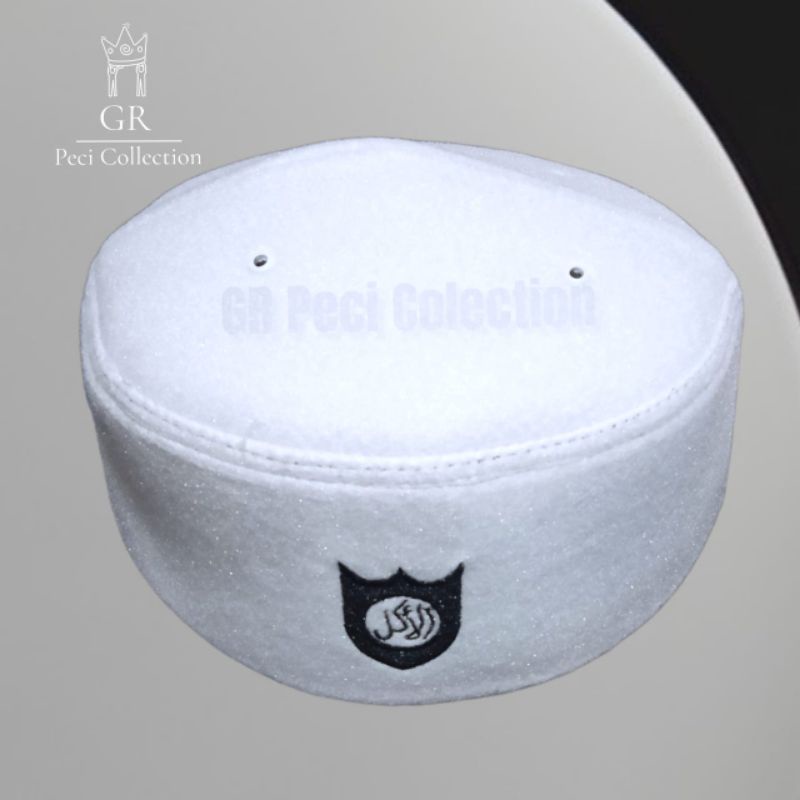 BESTPROMO SPESIAL PECI KOPIAH SONGKOK HITAM UJE LOGO BORDIR / PECI UJE SOLMED LOGO TERLARIS