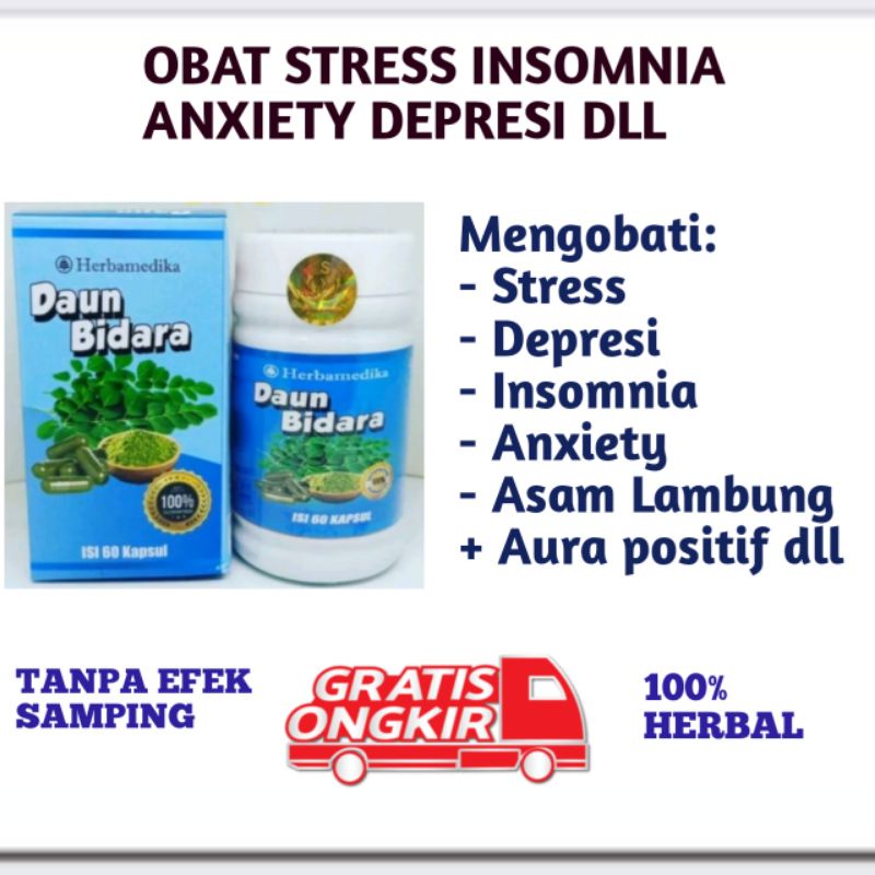 AMPUH. OBAT ANXIETY STRESS DEPRESI INSOMNIA HERBAL