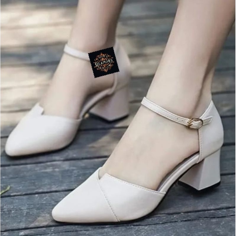 Sepatu wanita Sepatu hak tahu 5cm 9903