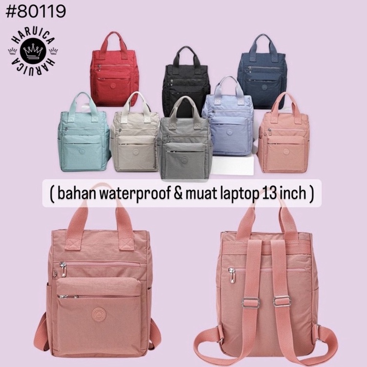 BEST SELLER HARUICA BAG 80119 ( tas ransel ) - Tas Laptop Sekolah Kuliah - Tas Backpack Original Imp