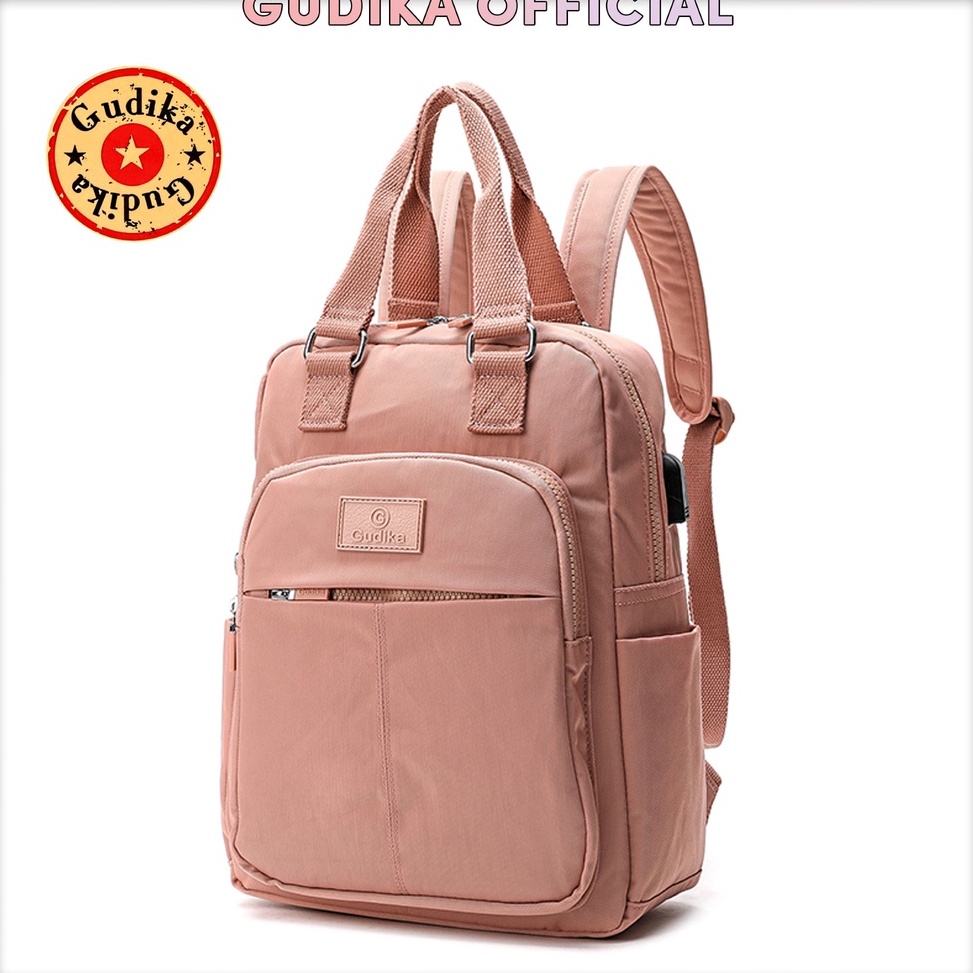 SALE GUDIKA 5206 | Backpack Waterproof Wanita Tas Ransel Laptop Anti Air Import Original | Ransel Ce