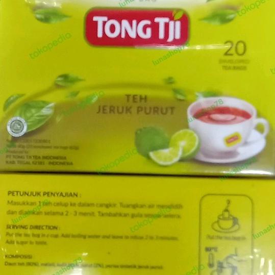 

\"\"\"\] Teh jeruk purut Tong Tji tea 20x2g