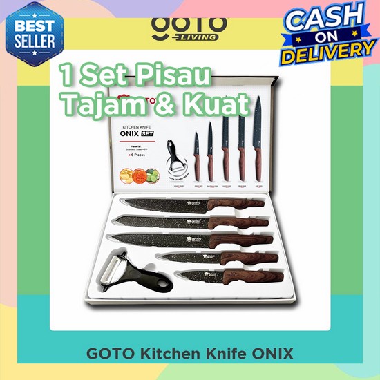 Pisau Sembelih Hss X Gergaji Batu Buat Sapi Goto Onix Kitchen Knife Pisau Dapur Tajam Set Stainless 