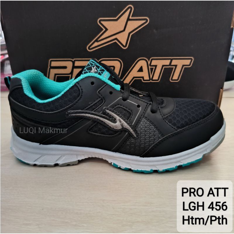 Sepatu Pro ATT Sneakers Pria Wanita Hitam/Hijau Cemara/Putih Termurah