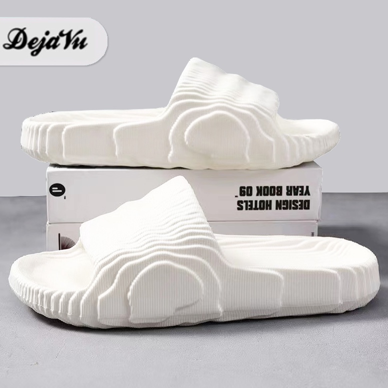 Hot Sale Dejavu Sandal Pria Wanita Karet Jelly Sendal Flat Selop Rumah Slipper Sepatu Sendal Nyaman 