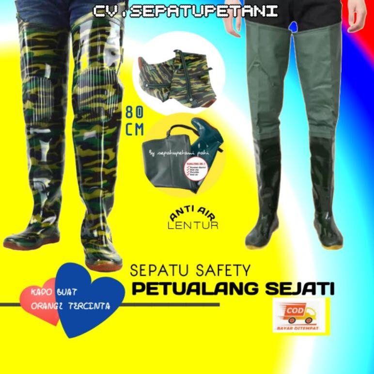 ASA109 Sepatu Boot Boots But Karet Pria Wanita Dewasa Sawah Petani Nelayan Rawa Ladang Kebun Pasar C