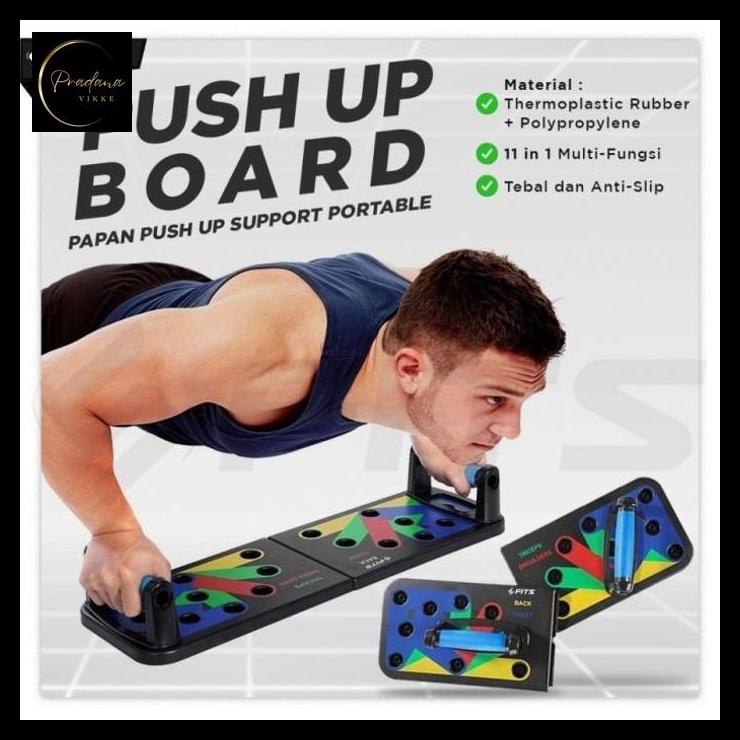 pradanavikke FITS FACT Push Up Board | Papan Push Up Support Portable PUSH UP BOARD