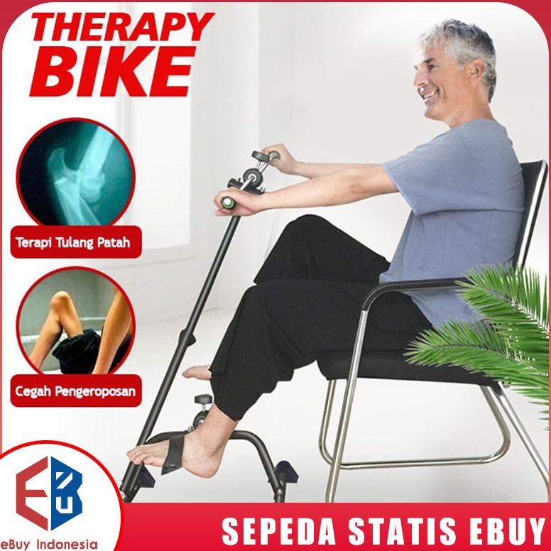 TERMURAH|| Sepeda Statis eBuy - Olahraga Gym Fitness / Terapi Kaki dan Tangan Penderita Stroke dll