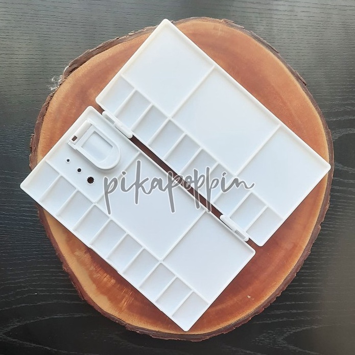 

[ENL] Artopia Palette Palet 25 Partisi Putih Watercolor atau Gouache Lukis Cat Air 59