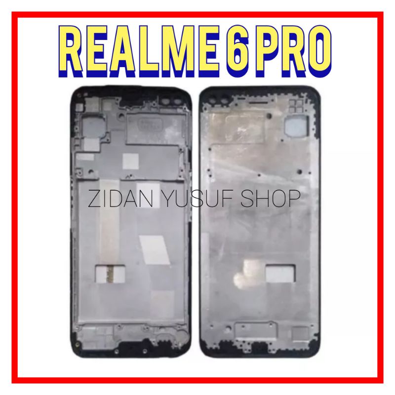 FRAME BAZAL BEZZEL TULANG TATAKAN LCD REALME 6 PRO ORIGINAL