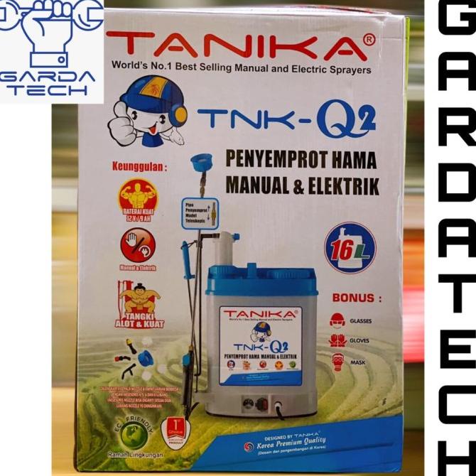 @@@@] Sprayer Battery Pompa Semprot Hama Elektrik Tanika Q2 (2in1)