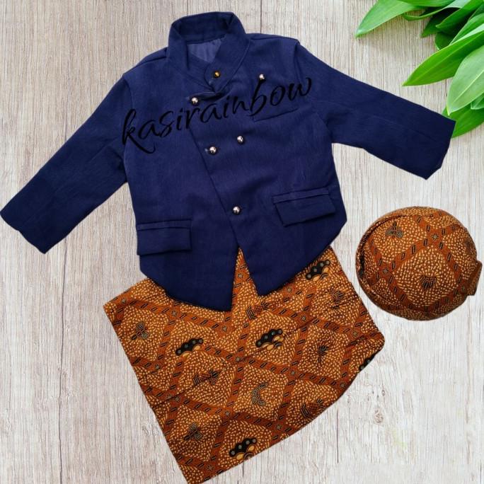 baju adat jawa beskap anak laki laki