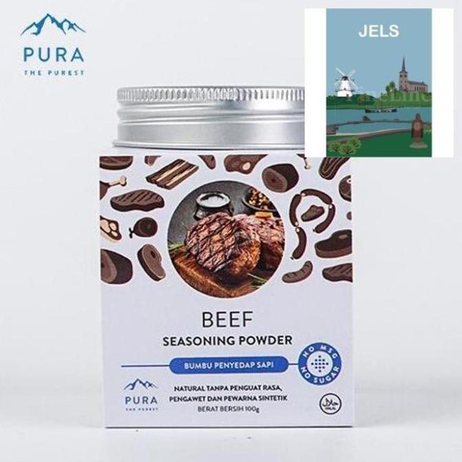 

Kualitas terbaik] Jel16778 - Pura Beef Seasoning Bumbu Penyedap Non Msg Sapi