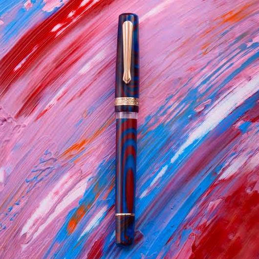 

NARWHAL Schuylkill Fountain Pen Dragonet Sapphire LE ---NEW READY---