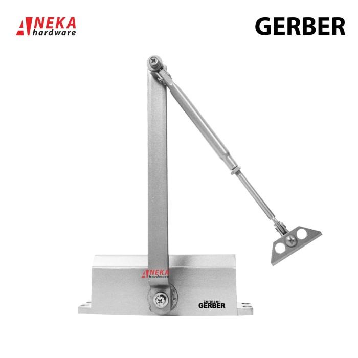 Terlaris Door Closer Gerber A-62 H/O Silver / Penutup Otomatis