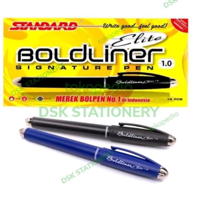 

PULPEN STANDARD BOLDLINER ELITE 1.0 PERLUSIN ---NEW READY---