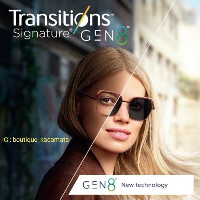 Lensa Kacamata Essilor Fsv Airwear 1.59 As Transitions Signature Gen 8