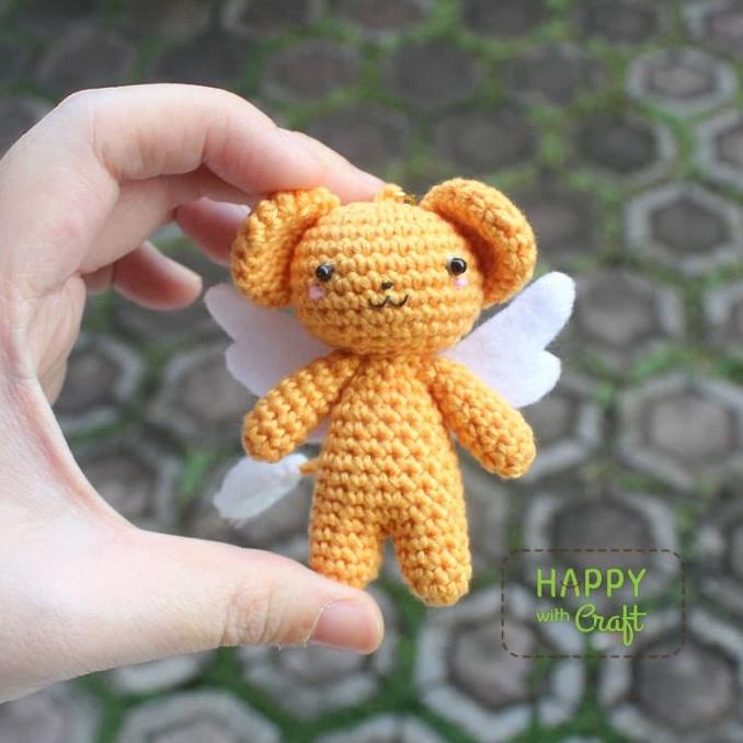 Ganci / Bagcharm Rajut Kero-Chan Cardcaptor Sakura