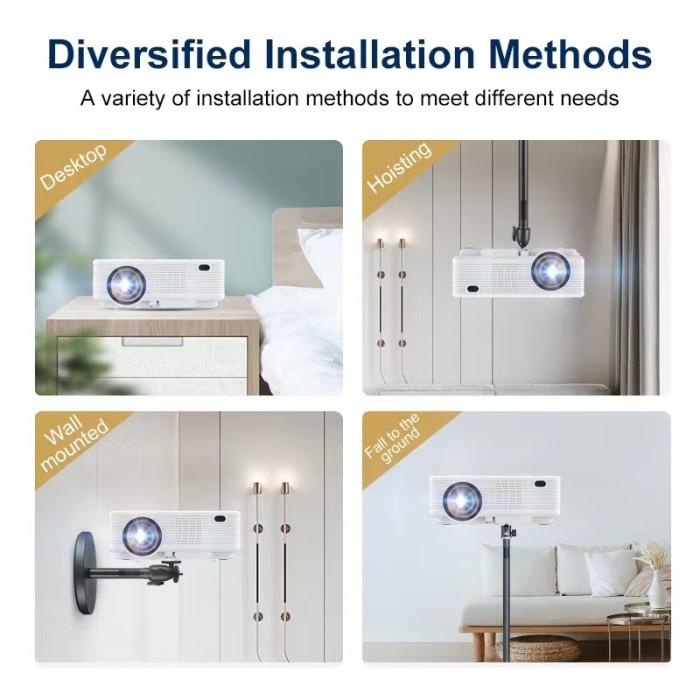 Proyektor 1080P Full Hd T3-Airplay Same Screen 5500 Lumens Projector