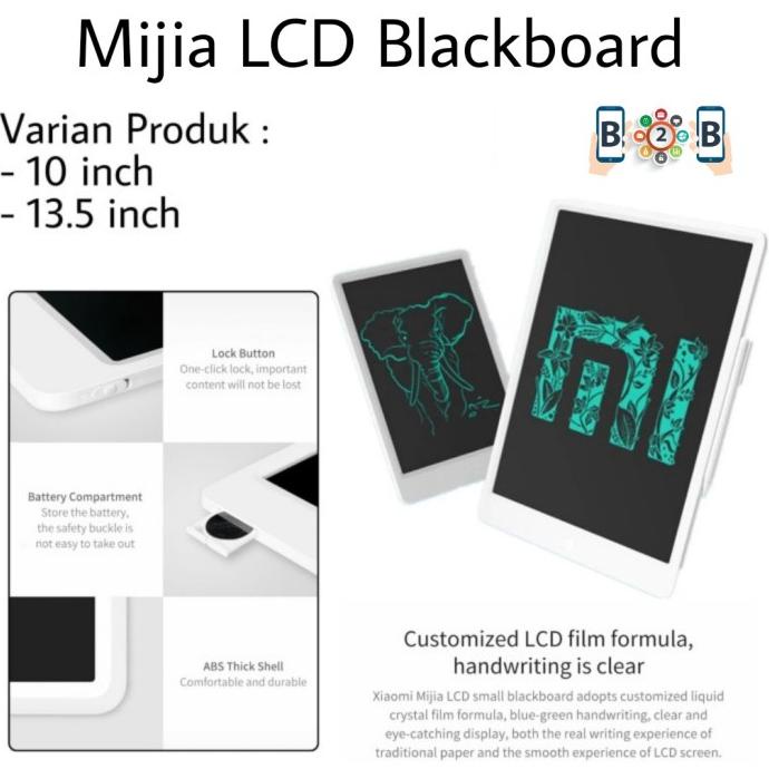 

Mi MIJIA LCD Blackboard 10 & 13.5 inch Chalkboard Writing Drawing