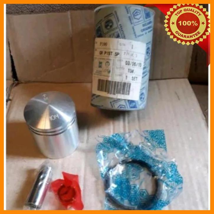 (DWV) PISTON SEHER SET SIZE 10M VESPA PTS 100CC RICAMBI ORIGINAL PIAGGIO NOS