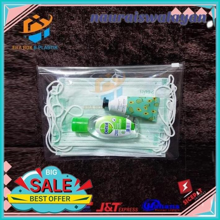 DOMPET MASKER | DOMPET MIKA CLEAR | MIKA ZIPPER | CLUTCH MIKA CLEAR TERLARIS