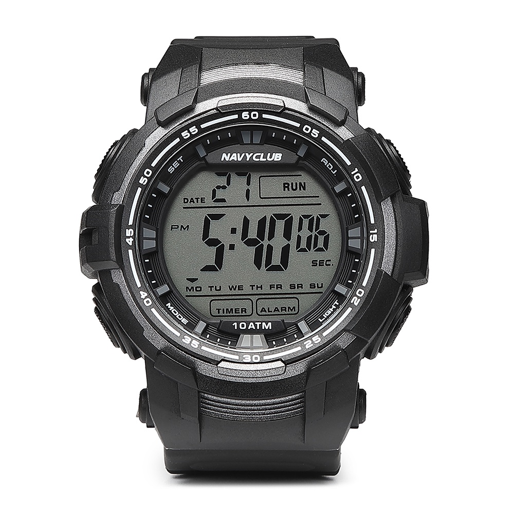 Navy Club Marine Jam Tangan Digital Pria - Digital Watch Black