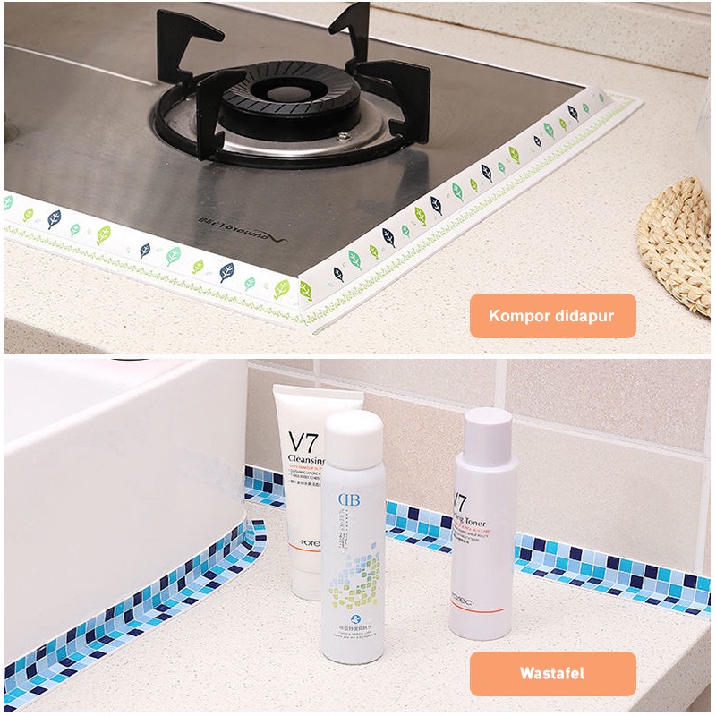 Holiven Strip Sticker / Tape Kedap Udara Tahan Air Untuk Dapur Kamar Mandi