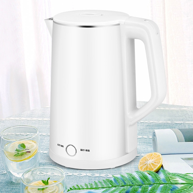 Holiven MALATA Electric Kettle / Pemanas Air Elektrik Stainless Steel 2.3L