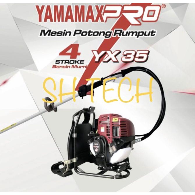 MESIN POTONG RUMPUT GENDONG YAMAMAX PRO 4 TAK 4 STROKE
