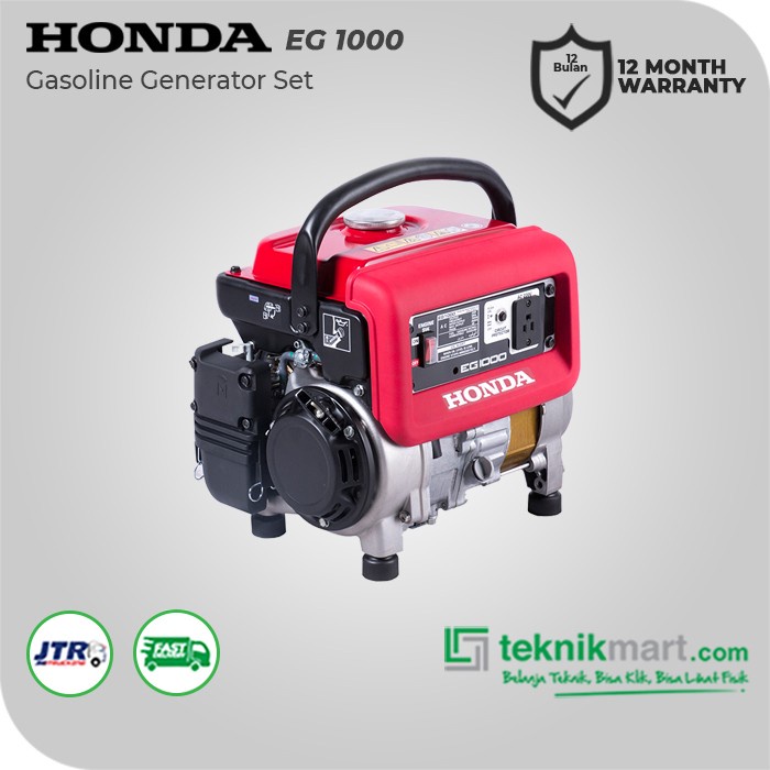 Genset / Generator Set Portable Bensin Honda Eg1000 (800 Watt) Terbaru