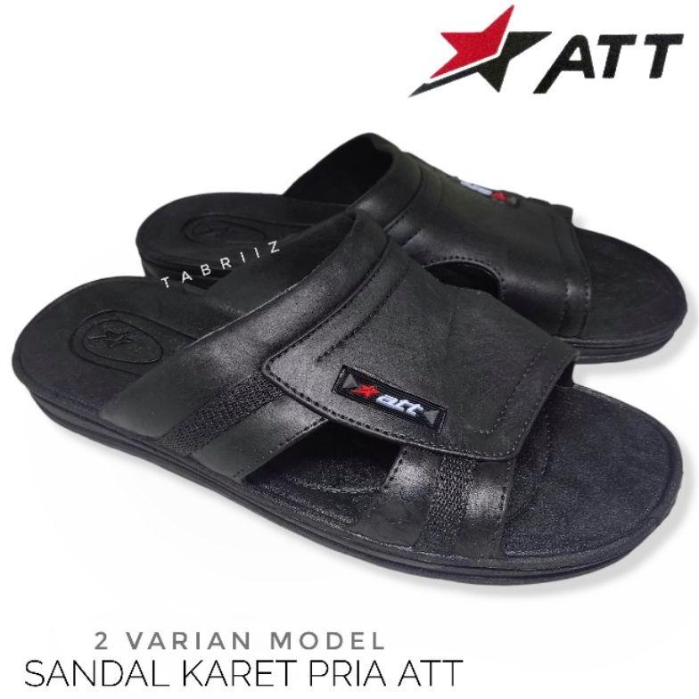 Limited Sandal Karet Pria Att Sandal Slop Selop Pria Sandal Karet Cowok - Anti Air Awet Lentur