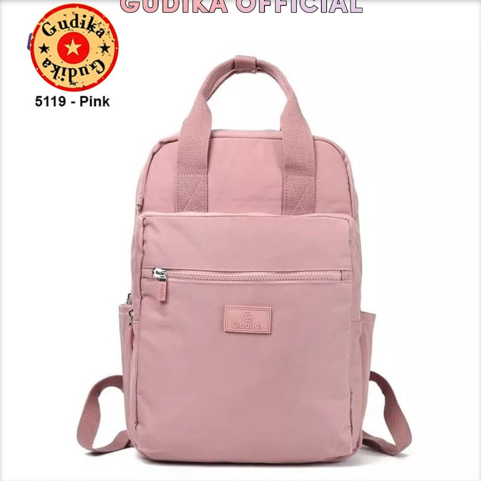 Paling Dicari GUDIKA 5119 | Backpack Waterproof Wanita Tas Ransel Laptop Anti Air Import Original | 