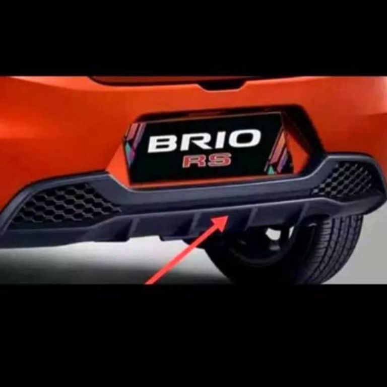 READY Diffuser difuser Honda Brio 2018-2022 Bemper belakang Honda brio